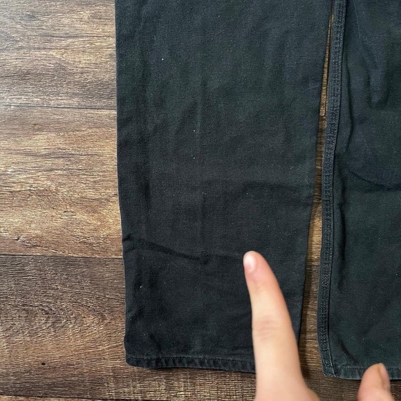Carhartt black carpenter jeans with side pockets size 33x34 - Picture 8 of 8